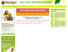 Tablet Screenshot of montceau-les-mines.king-jouet.com