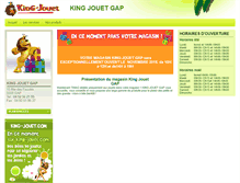 Tablet Screenshot of gap.king-jouet.com