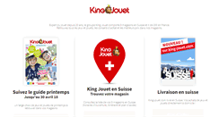 Desktop Screenshot of king-jouet.ch