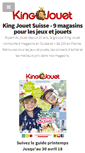 Mobile Screenshot of king-jouet.ch